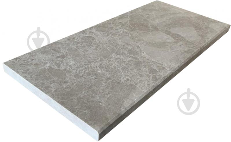 Подоконник мраморный Marmara 1520х300х30 мм белый с серым - фото 1 Подоконник мраморный Marmara 1520х300х30 мм белый с серым - фото 1