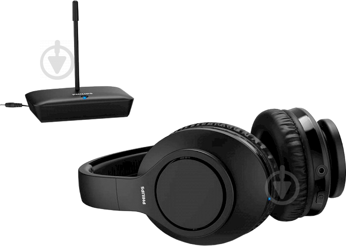 Навушники Philips TAH6005 Over-Ear Wireless for TV black (TAH6005BK/10) - фото 3