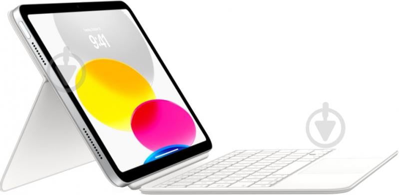 Чехол-клавиатура Apple Magic Keyboard Folio iPad (10th generation) - Ukrainian white (MQDP3UA/A) - фото 4