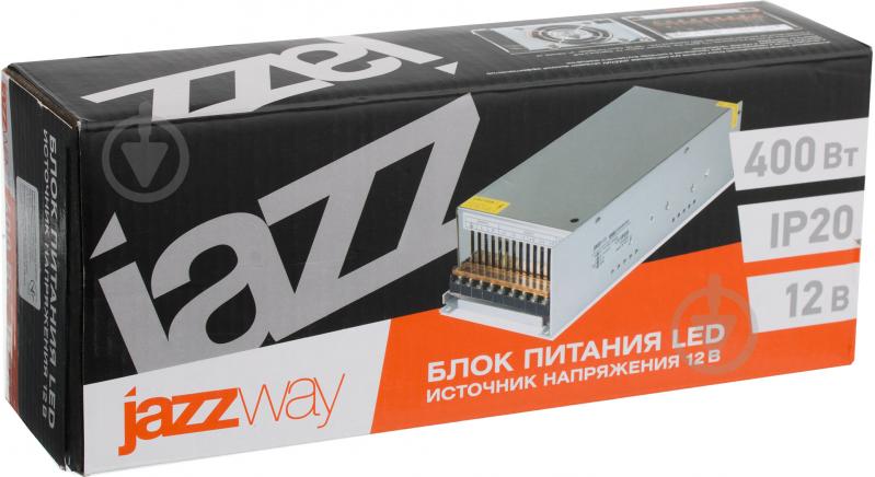 Блок живлення JAZZway 12 В 400 Вт IP20 1001399 - фото 6