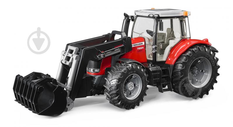 Трактор Bruder Massey Ferguson 7624 з переднім навантажувачем 1:16 03047 - фото 1