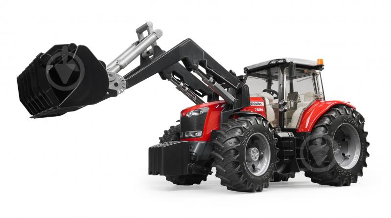 Трактор Bruder Massey Ferguson 7624 з переднім навантажувачем 1:16 03047 - фото 2