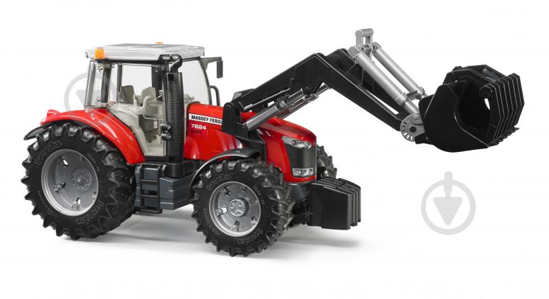 Трактор Bruder Massey Ferguson 7624 з переднім навантажувачем 1:16 03047 - фото 5