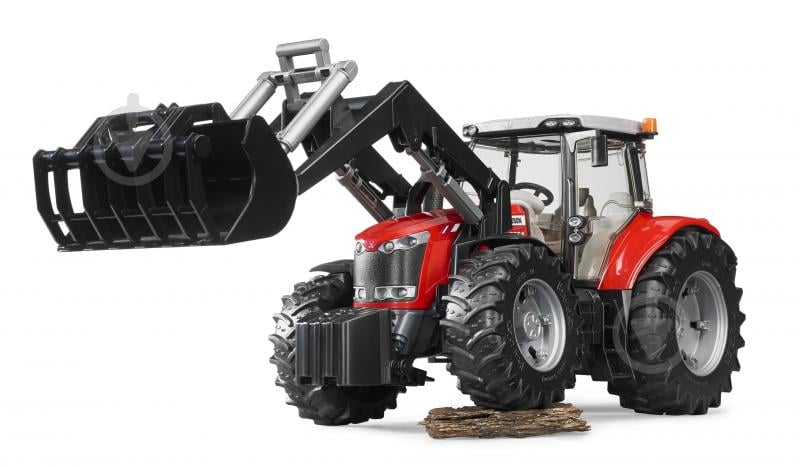 Трактор Bruder Massey Ferguson 7624 з переднім навантажувачем 1:16 03047 - фото 4