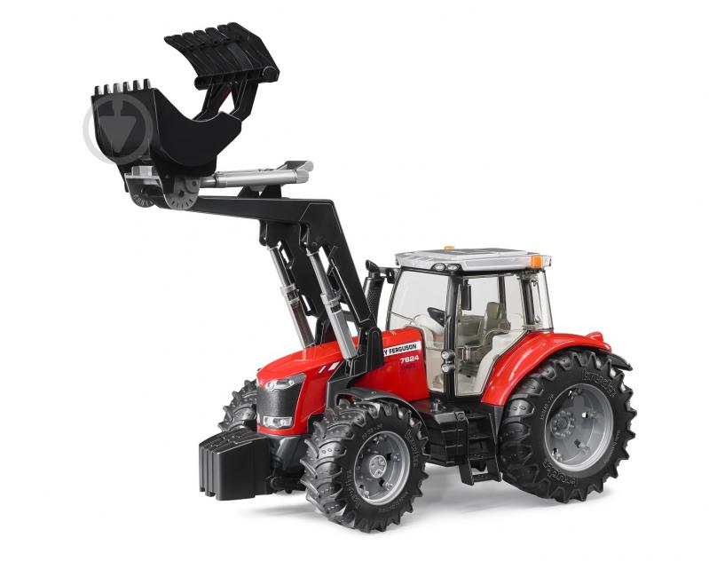 Трактор Bruder Massey Ferguson 7624 з переднім навантажувачем 1:16 03047 - фото 7