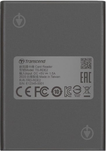 Кардридер Transcend TS-RDE2 CFexpress Type-B USB 3.2 Gen 2x2 Type-C - фото 4