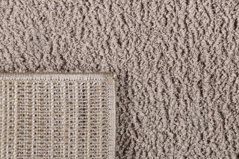 Килим Ozkaplan Karpet GOLD SHAGGY R beige 200х400 см - фото 2