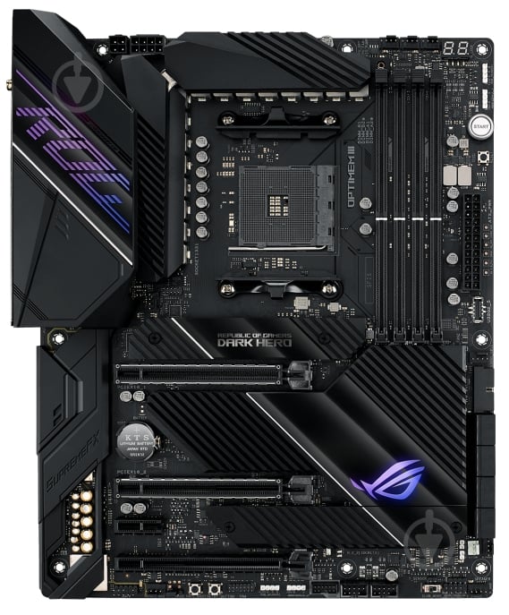 Материнська плата Asus CROSSHAIR VIII DARK HERO (Socket AM4, AMD X570, ATX) - фото 1