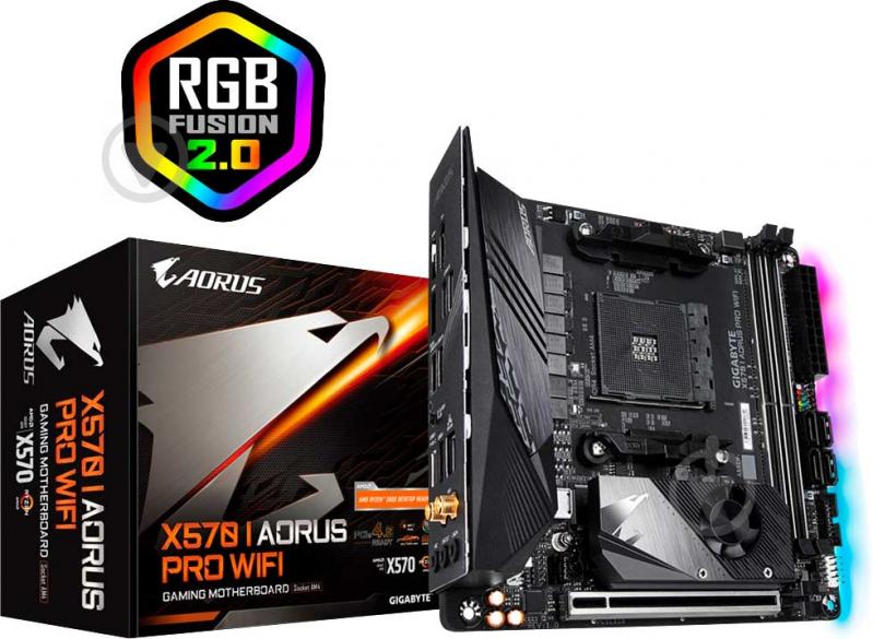 Материнська плата Gigabyte X570I AORUS PRO WIFI (Socket AM4, AMD X570, mini ITX) - фото 6