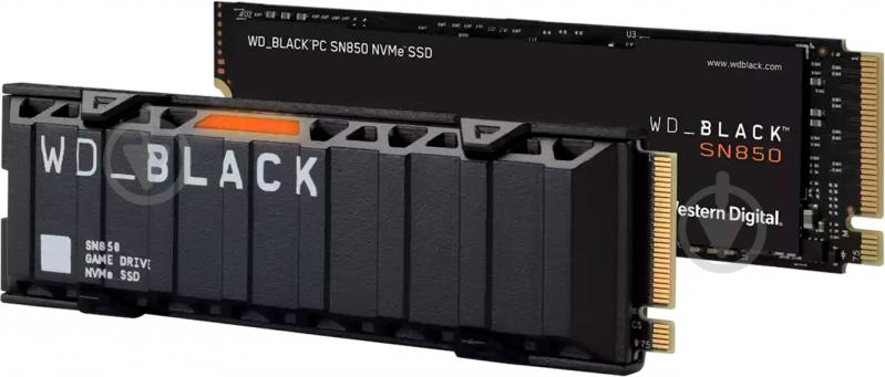 SSD-накопичувач Western Digital 2280 SN850 RGB 1000GB M.2 PCI Express 4.0 x4 3D NAND (WDS100T1XHE) - фото 4