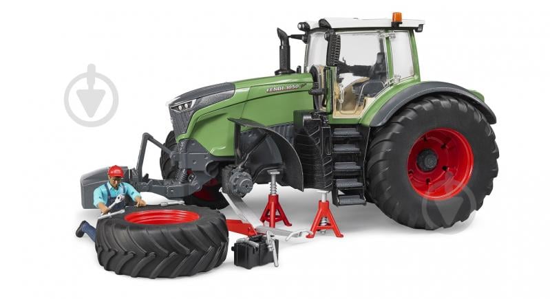 Игрушечный набор Bruder Fendt 1050 Vario с фигуркой и аксессуарами для ремонта 1:16 04041 - фото 1