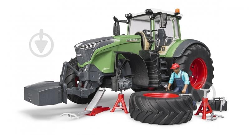 Игрушечный набор Bruder Fendt 1050 Vario с фигуркой и аксессуарами для ремонта 1:16 04041 - фото 5