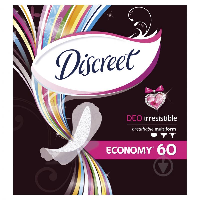 Прокладки щоденні Discreet Deo Irresistible multiform normal 60 шт. - фото 2