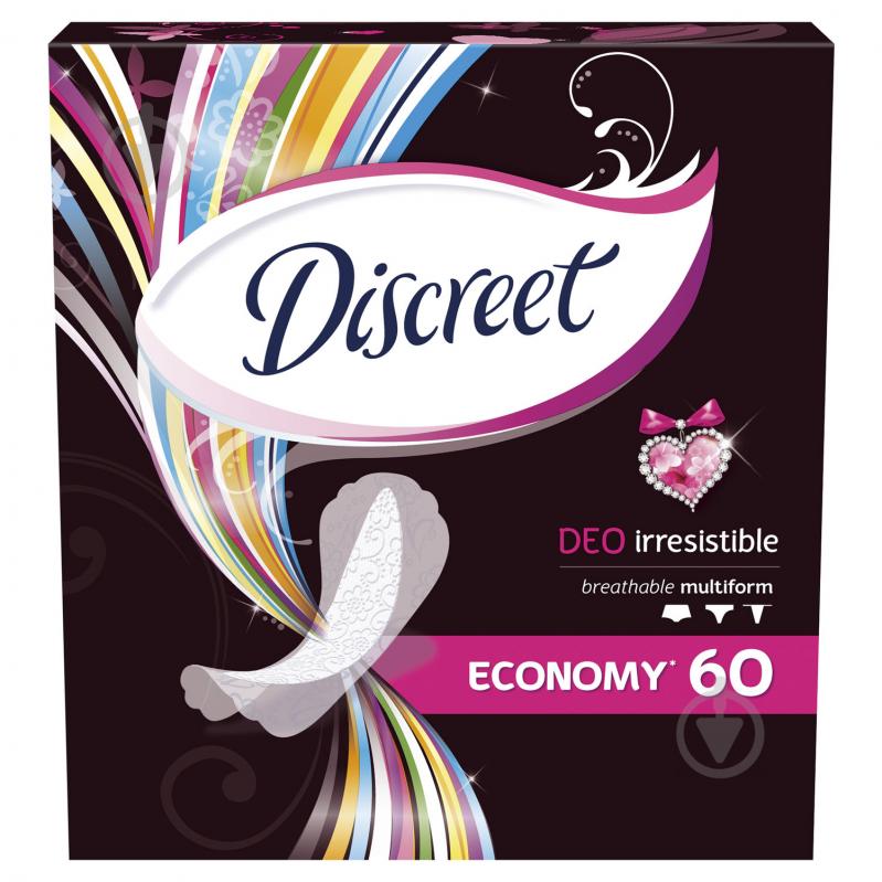 Прокладки щоденні Discreet Deo Irresistible multiform normal 60 шт. - фото 3