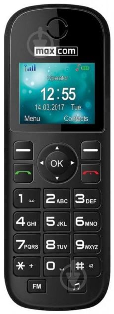 Мобільний телефон Maxcom MM35D black - фото 3