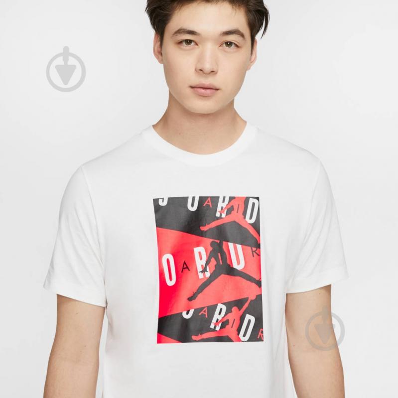 Футболка Jordan M J JORDAN AIR SS CREW CD5628-100 р.S белый - фото 5 Футболка Jordan M J JORDAN AIR SS CREW CD5628-100 р.S белый - фото 5