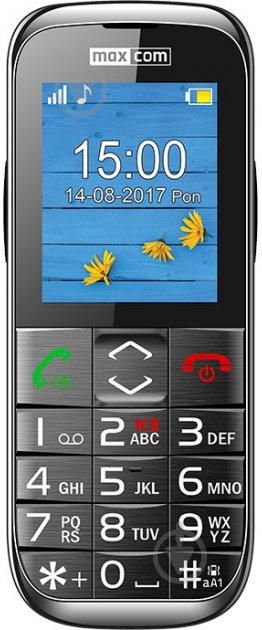 Мобільний телефон Maxcom MM720 black - фото 1