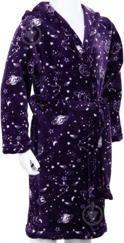 Халат для хлопчиків HW Космос р.110-116 темно-синій із білим 0341 - фото 2 Халат для хлопчиків HW Космос р.110-116 темно-синій із білим 0341 - фото 2