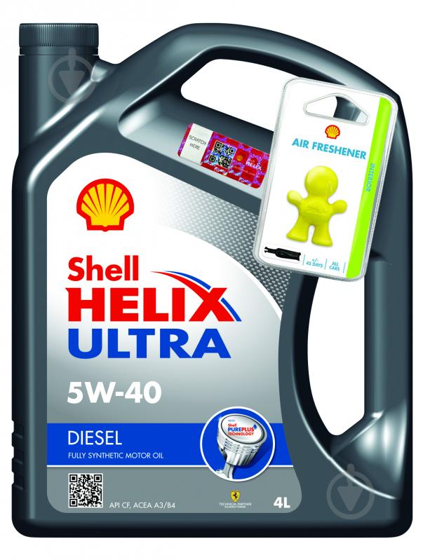 Моторное масло SHELL Helix D Ultra 5W-40 4 л (ТОВ-У513075) - фото 1