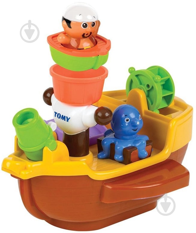 Игрушка для ванны Tomy Пиратский корабль T71602 - фото 4 Игрушка для ванны Tomy Пиратский корабль T71602 - фото 4