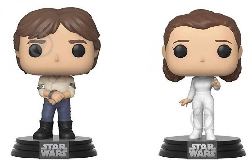 Фигурка Funko POP! Star Wars 2PK Han & Leia (FUN2549482) - фото 1