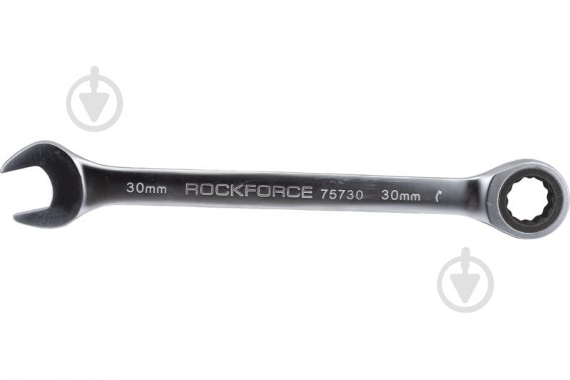 Ключ комбінований Rock FORCE тріскачковий 30 мм RF-75730 - фото 3