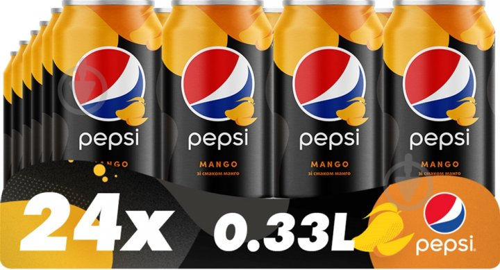 Безалкогольний напій Pepsi Манго 0,33 л (4823063116152) - фото 2
