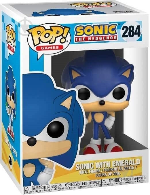 Фігурка Funko POP! Games Sonic Sonic w/ Emerald (FUN917) - фото 3