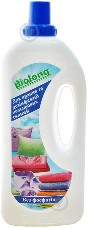 Гель для машинного та ручного прання Biolong для кольорових тканин 2 л - фото 1