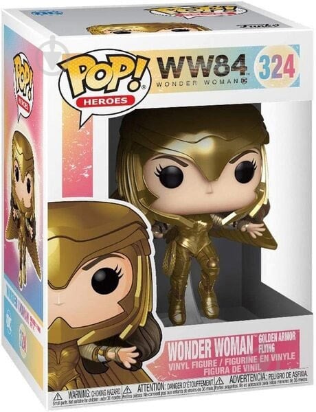 Фігурка Funko POP! Vinyl DC 84 Wonder Woman Gold Flying Pose (FUN2549554) - фото 2