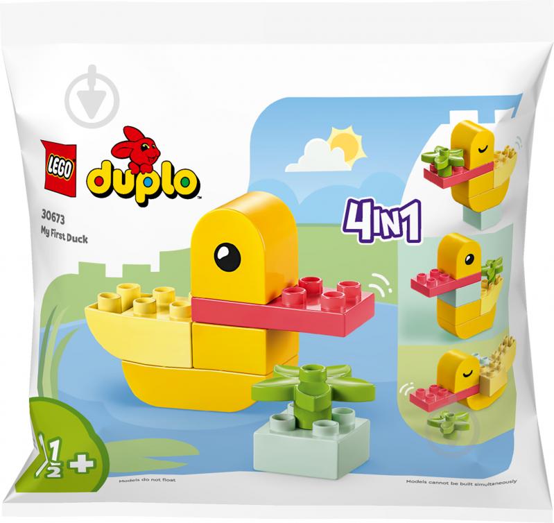 Конструктор LEGO DUPLO Моя перша качка 30673 - фото 1