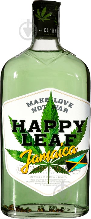 Настоянка Happy Leaf Конопляна Jamaica 38% 0,5 л - фото 1
