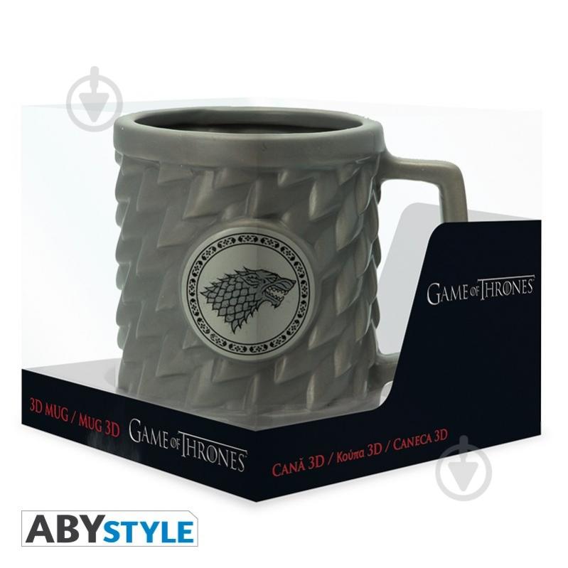 Чашка ABYstyle 3D Game of Thrones Stark 500 мл (ABYMUG519) - фото 4