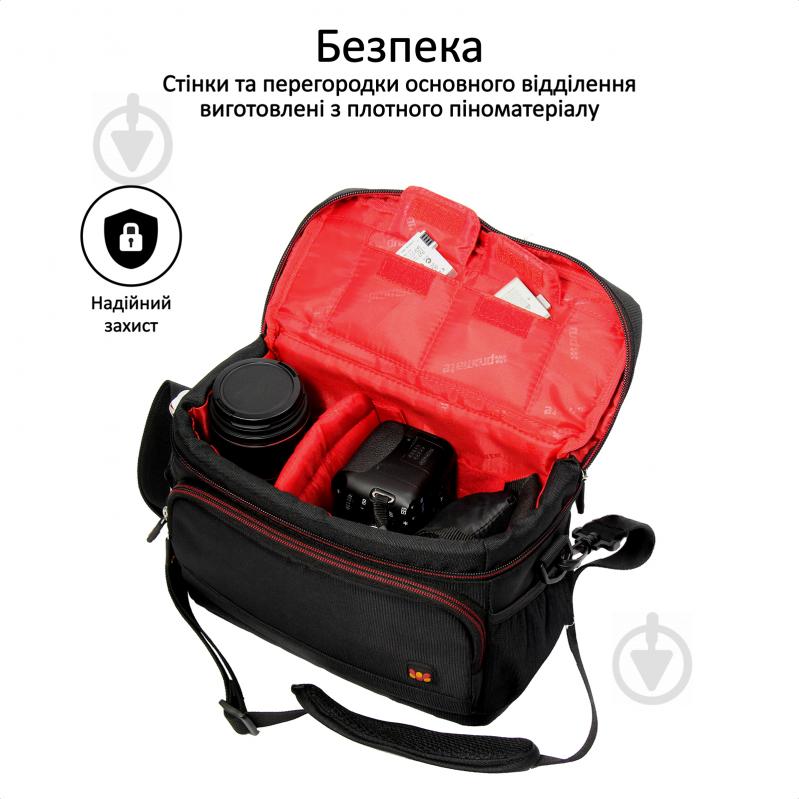 Сумка Promate для фототехніки Handypak2-L Black - фото 3