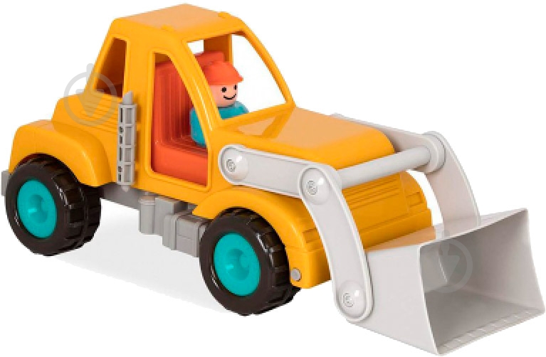 Игрушка Battat Экскаватор с фигуркой водителя - фото 1 Игрушка Battat Экскаватор с фигуркой водителя - фото 1