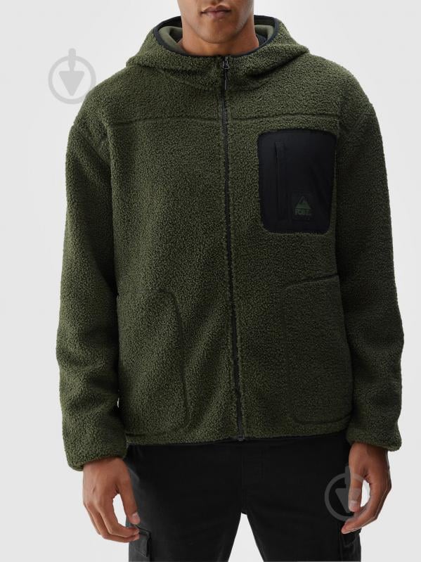 Джемпер 4F FLEECE M253 4FWAW24TFLEM253-43S р.2XL зелений - фото 5