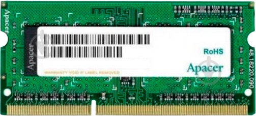 Оперативна пам'ять Apacer DDR3 SDRAM 4 GB (1x4GB) 1333 MHz (AS04GFA33C9QBGC) - фото 1