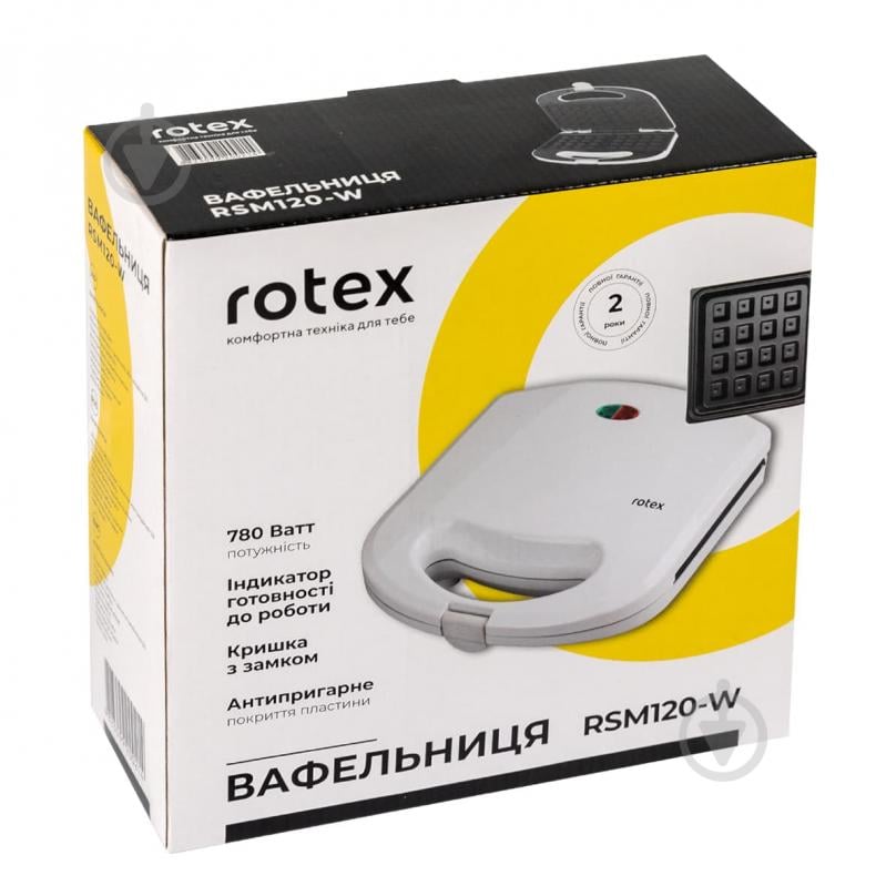 Вафельница Rotex RSM120-W - фото 2