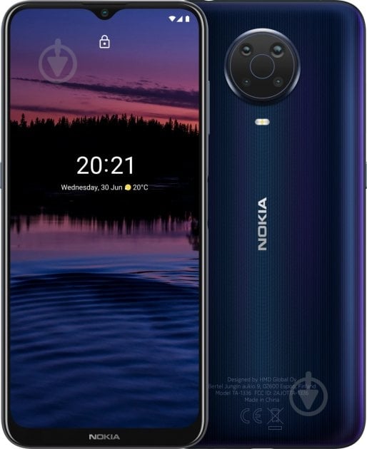 Смартфон Nokia G20 4/64GB blue - фото 1