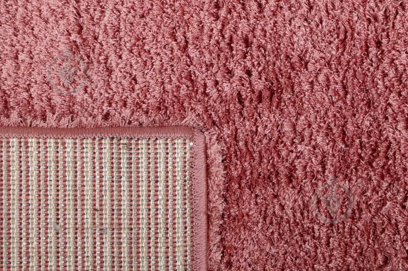 Килим Ozkaplan Karpet GOLD SHAGGY R dark pink 80х150 см - фото 2