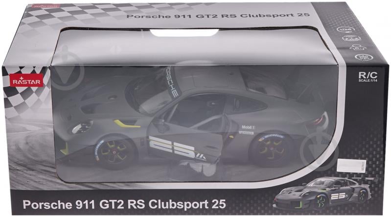 Автомобіль на р/к Rastar Porsche 911 GT2 RS Clubsport 1:14 454.00.50 - фото 9