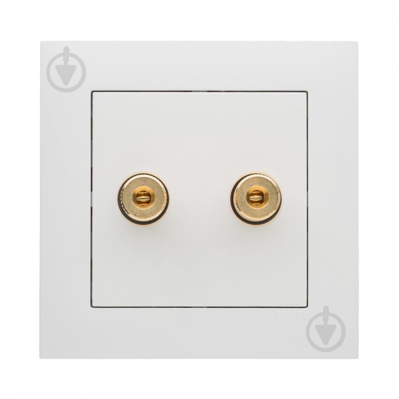 Розетка акустическая Efapel Logus IP20 белый 21220 TBR - фото 1