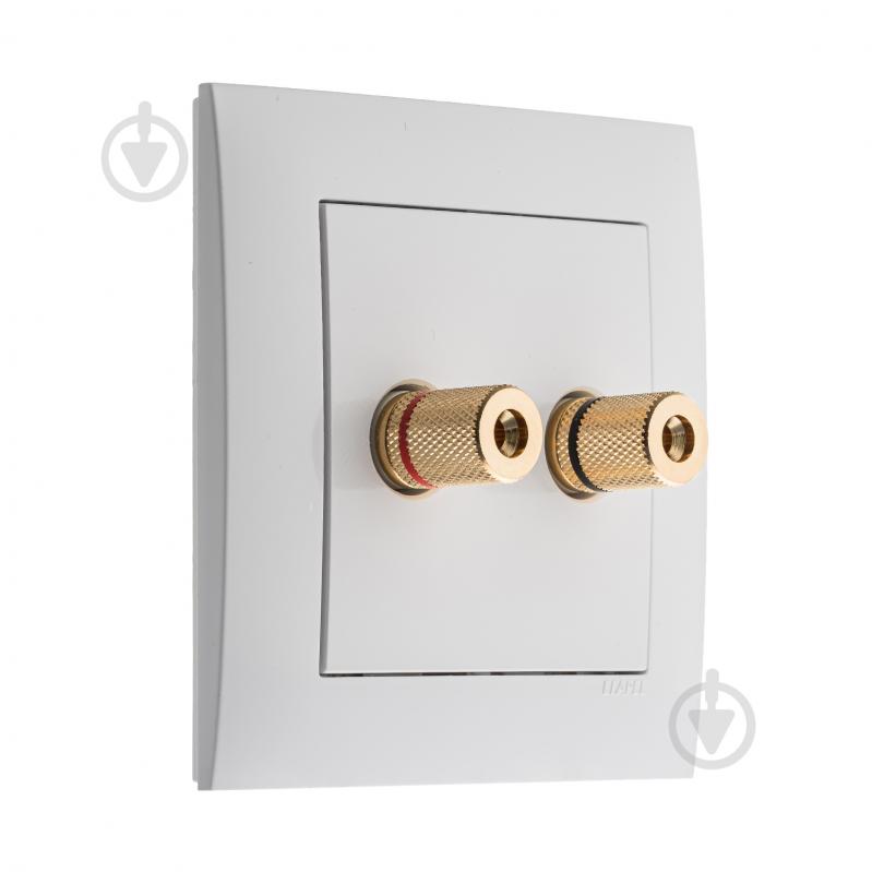 Розетка акустическая Efapel Logus IP20 белый 21220 TBR - фото 2