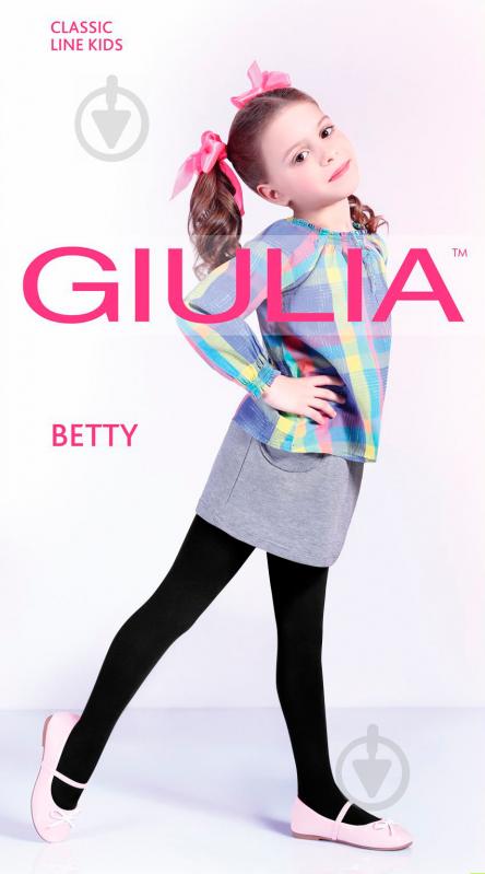 Колготки для девочек Giulia BETTY 80 neroр.116 черный - фото 1