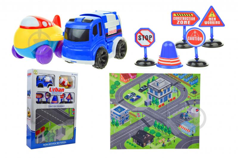 Игровой набор Shantou коврик детский с машинками MY9402A - фото 2