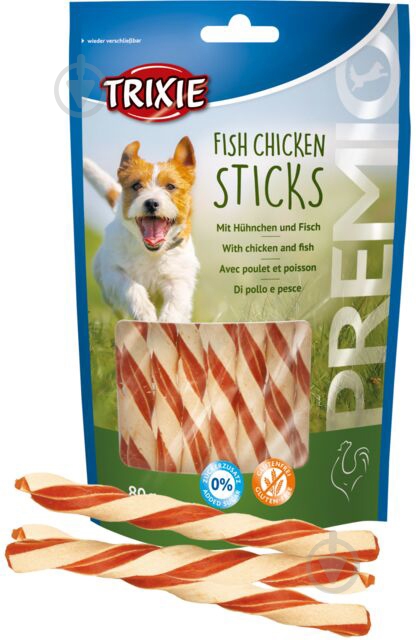 Лакомство Trixie PREMIO Fish Chicken Sticks 80 г (31747) - фото 3