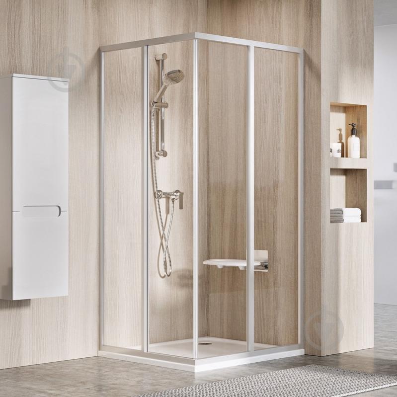 Душевые двери Ravak SRV2-100 S сатин + Transparent - фото 2