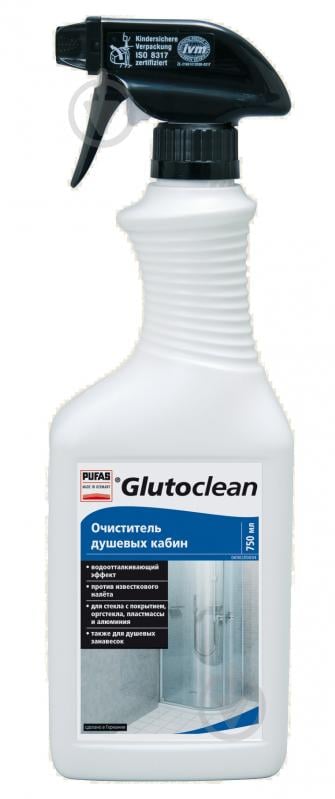 Засіб Glutoclean Очисник душових кабін 6 шт. x 0,75 л - фото 1