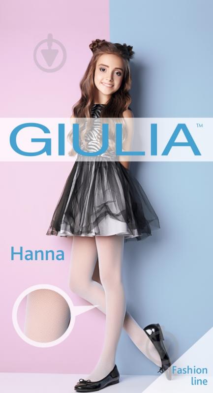 Колготки для девочек Giulia HANNA 01 biancoр.116 белый - фото 1