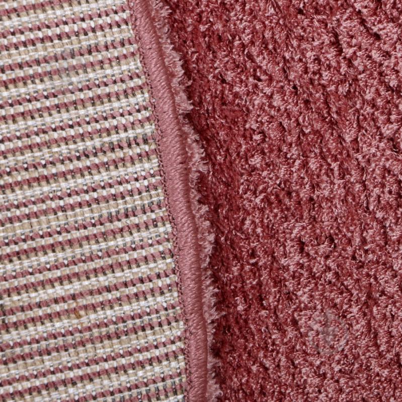 Ковер Ozkaplan Karpet GOLD SHAGGY O dark pink 200х400 см - фото 2